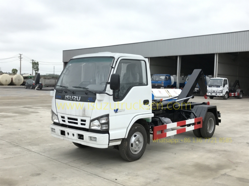 japanese 3cbm Isuzu Garbage Truck / Hook-Lift Truck / Garbage Vehicle 3cbm
