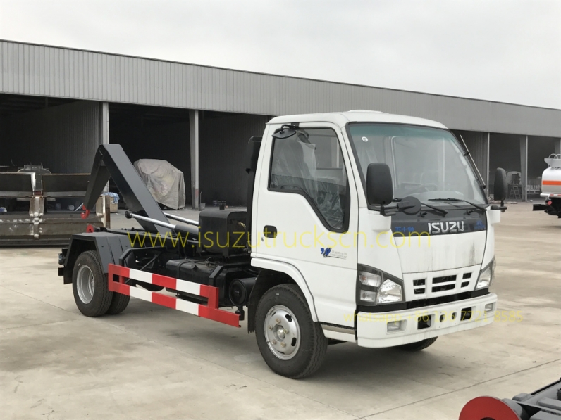 japanese 3cbm Isuzu Garbage Truck / Hook-Lift Truck / Garbage Vehicle 3cbm