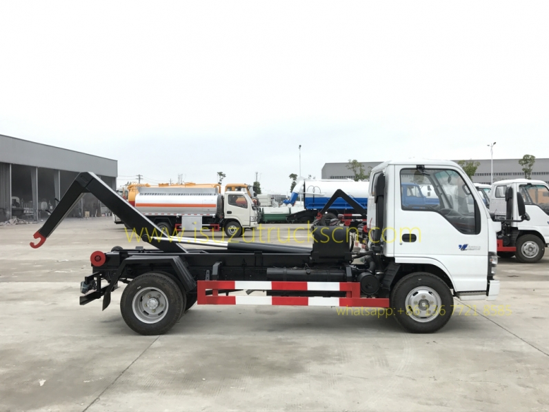 japanese 3cbm Isuzu Garbage Truck / Hook-Lift Truck / Garbage Vehicle 3cbm