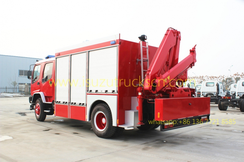 2015 good quality Isuzu Emergency Rescue Vehicle Fire Truck for sale