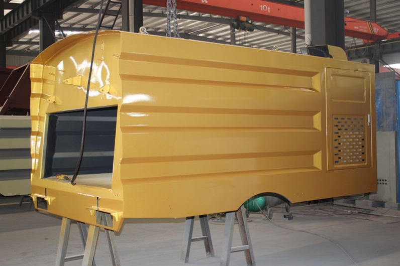 street sweeping truck super structure