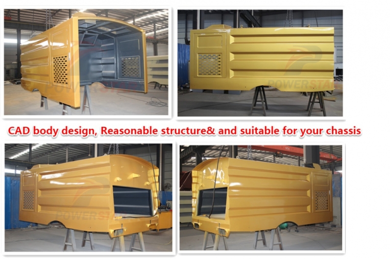 street sweeping truck super structure