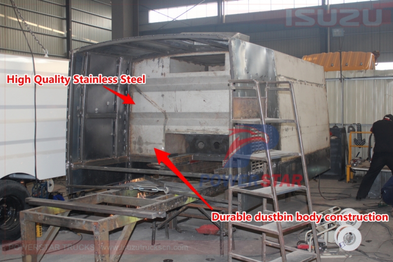 street sweeping truck super structure