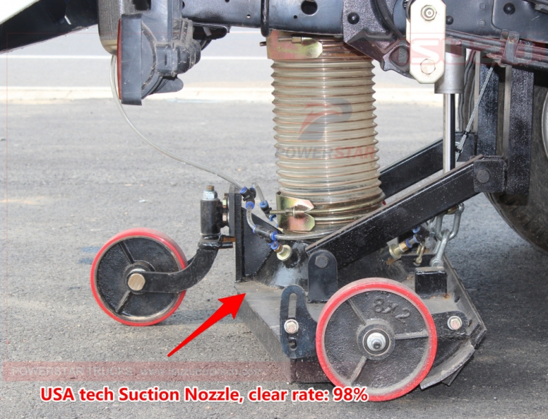 street sweeping truck super structure