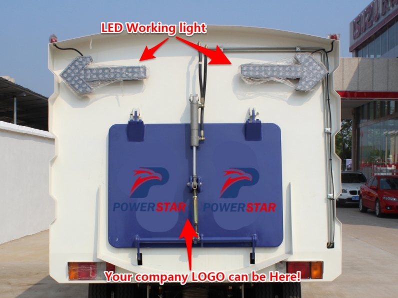 street sweeping truck super structure