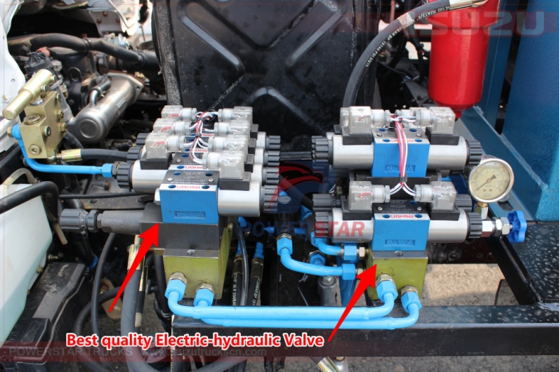 street sweeping truck super structure