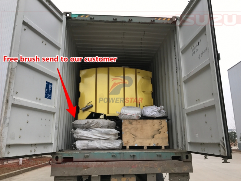 street sweeping truck super structure