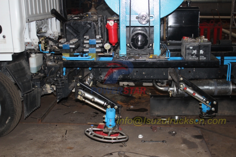 hydraulic oil pump for street sweeper truck up structure