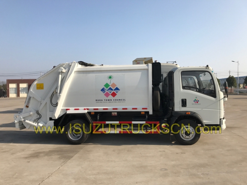 refused compactor garbage truck howo waste collection truck