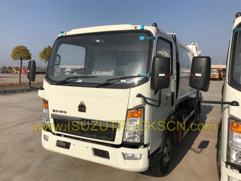 refused compactor garbage truck howo waste collection truck