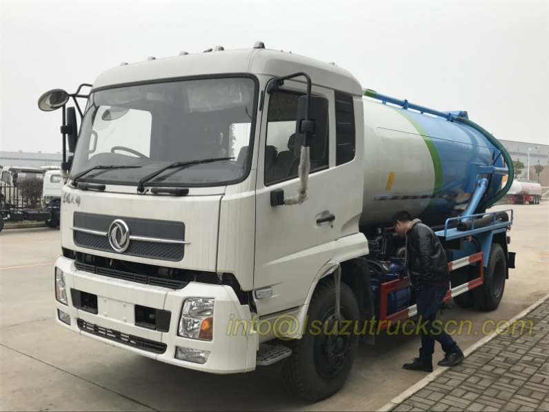 Sewage Vacuum Truck Dongfeng sewer cleaning truck