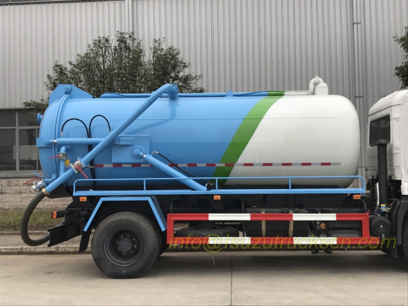 Sewage Vacuum Truck Dongfeng sewer cleaning truck