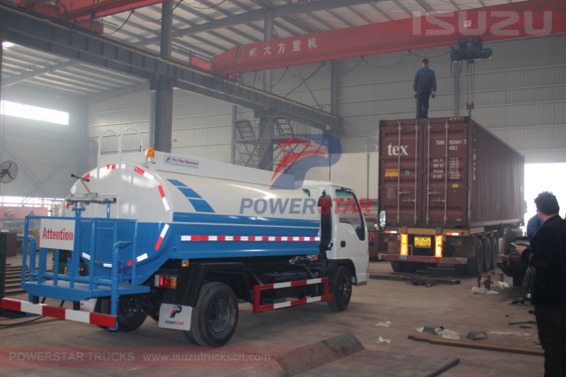 POWERSTAR Water tanker bowser isuzu 5000L