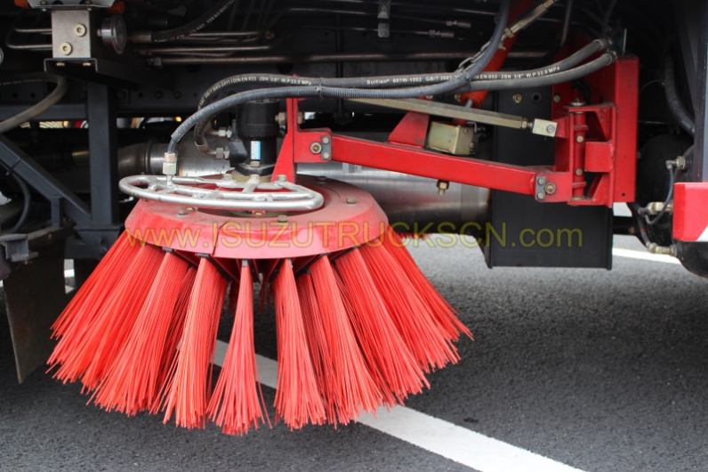 dustbin road sweeper truck Dongfeng street sweeper vehicle