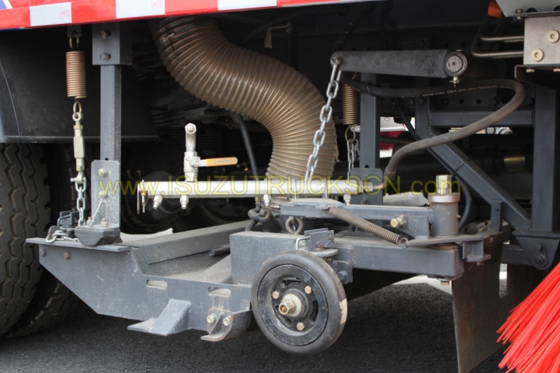 dustbin road sweeper truck Dongfeng street sweeper vehicle