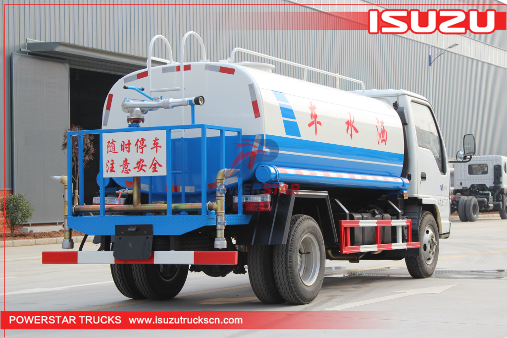 Powerstar water bowser Isuzu Sprinkling truck for sale