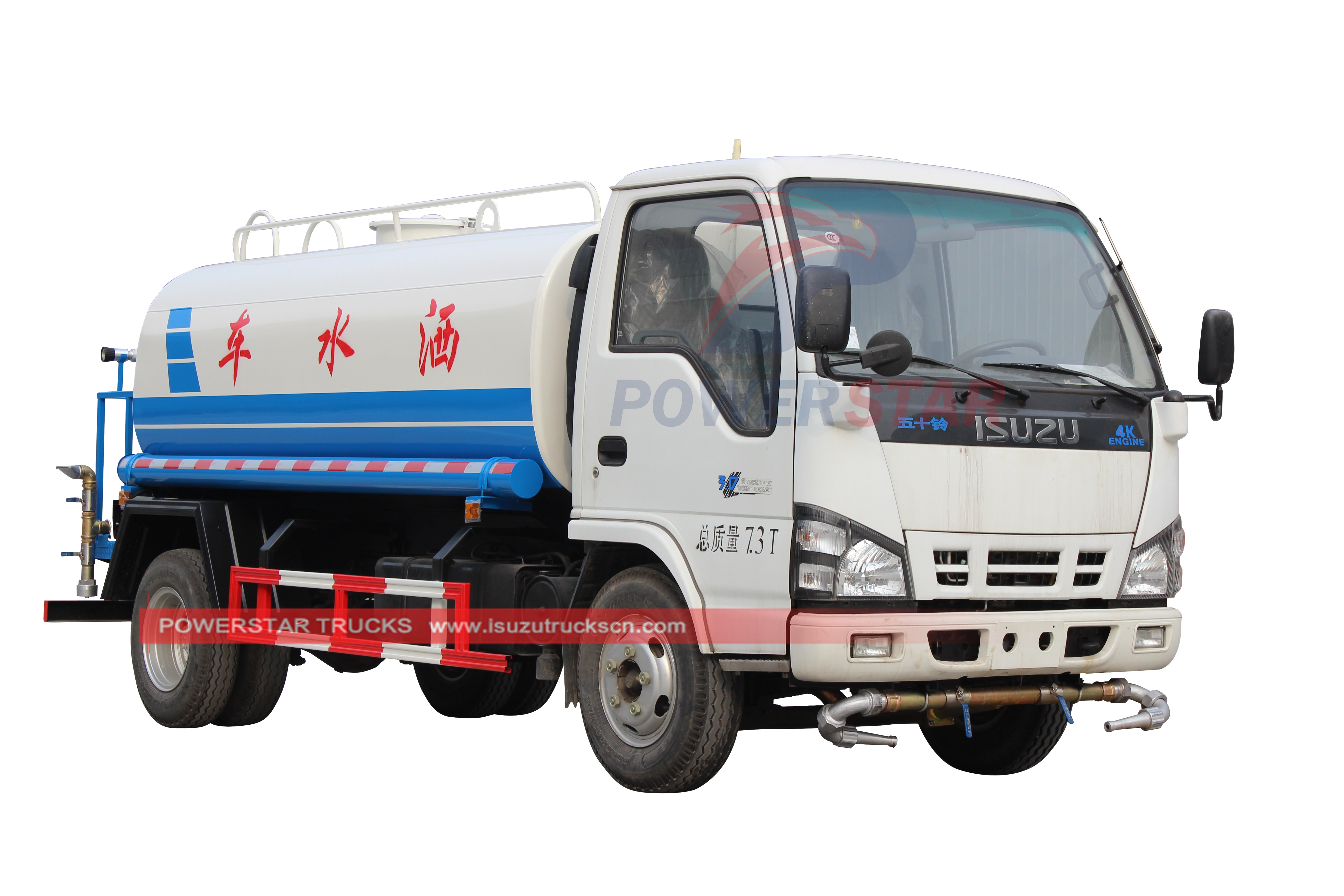 Powerstar water bowser Isuzu Sprinkling truck for sale