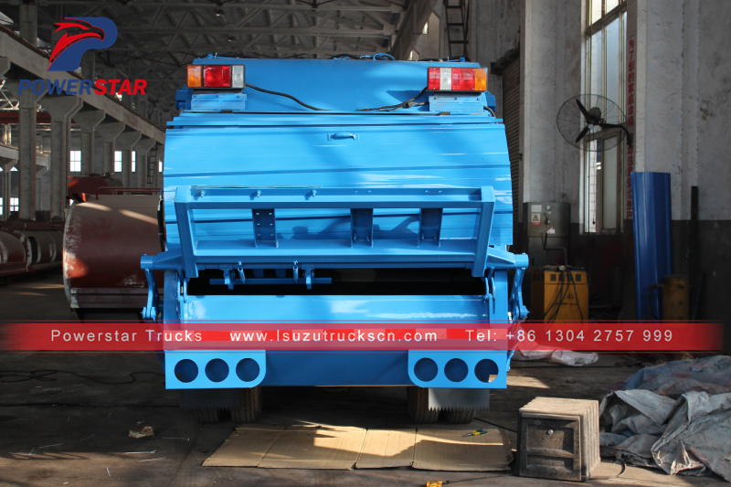 Hydraulic pressed garbage truck Isuzu brand compactor garbage truck