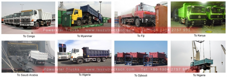 GAC Hino 6x4 380hp 10 wheeler dump trucks tipper truck for sale