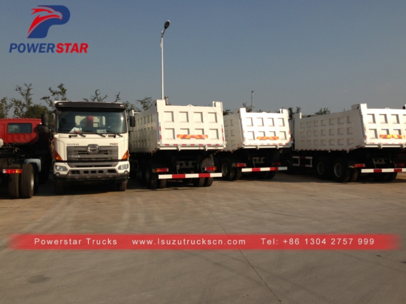 GAC Hino 6x4 380hp 10 wheeler dump trucks tipper truck for sale