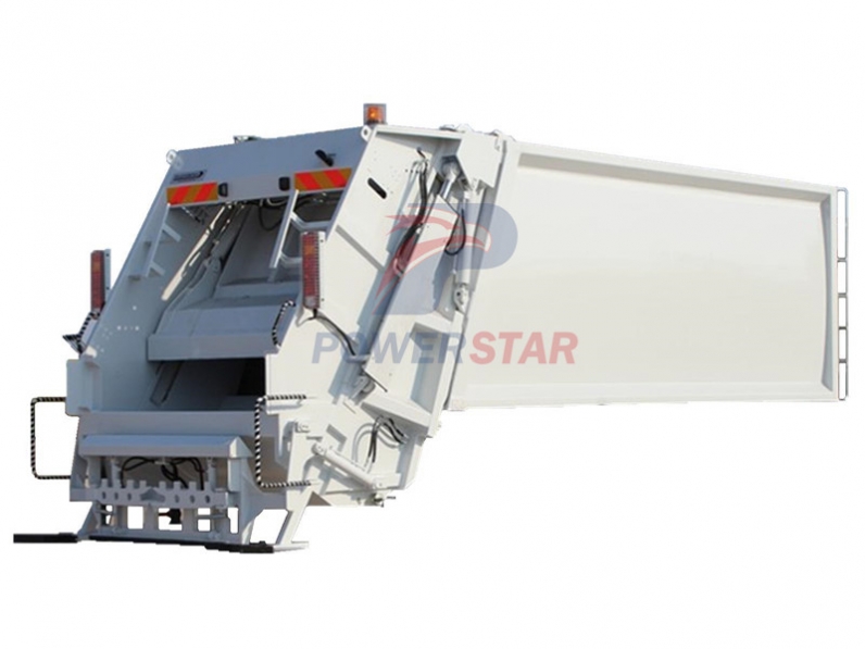 refuse truck with hydraulic compactor system for sale
