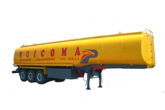 China manufacturer 3 axle fuel transportation tanker trailer for sale