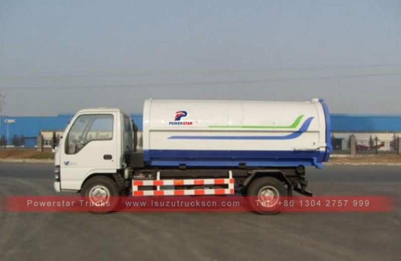 4*2 Japan brand Isuzu hook lift garbage truck for sale