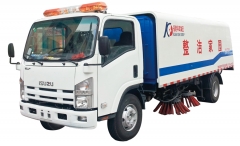 road waste sweeping truck Isuzu