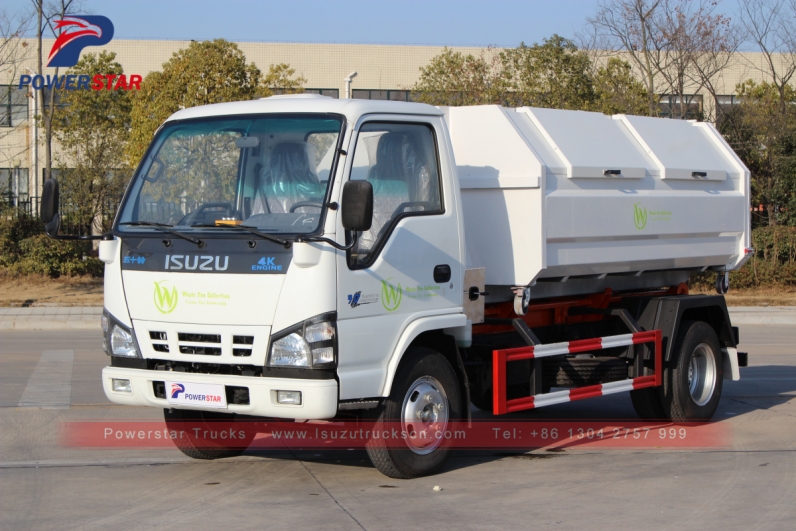 Japan hooklift garbage truck