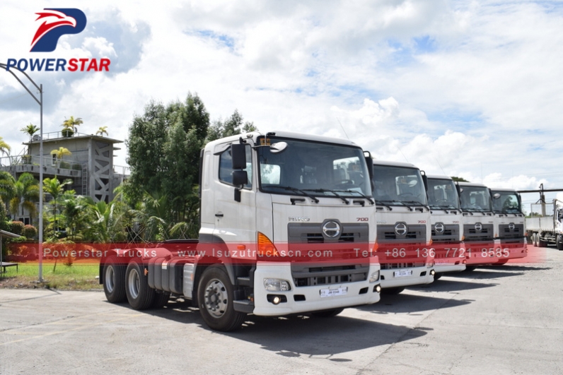 Philippines 6*4 HINO Prime Mover 10 Wheel 700 Tractor Head