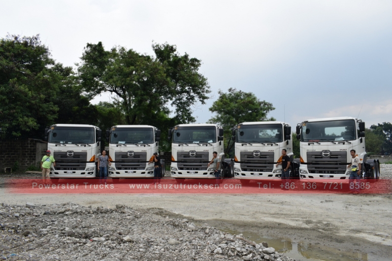 Philippines 6*4 HINO Prime Mover 10 Wheel 700 Tractor Head
