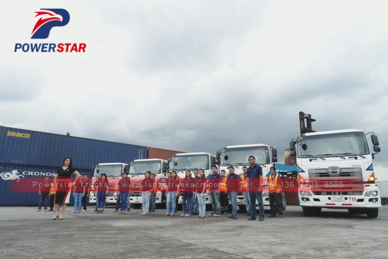 Philippines 6*4 HINO Prime Mover 10 Wheel 700 Tractor Head