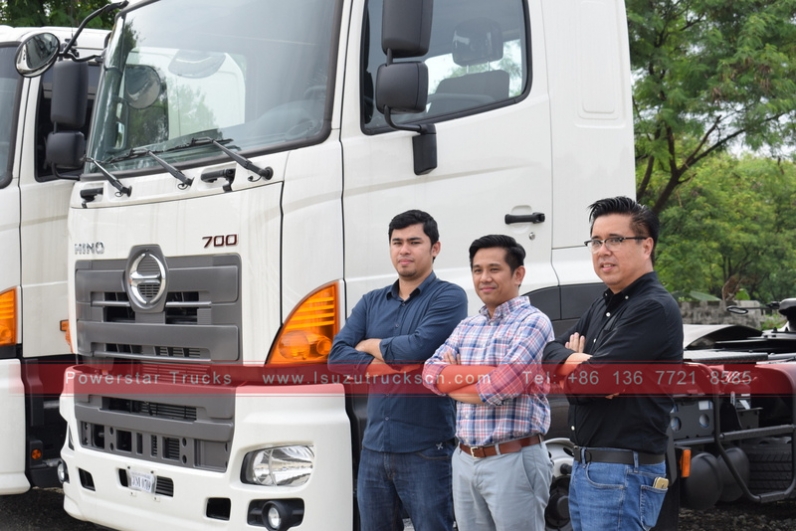 Philippines 6*4 HINO Prime Mover 10 Wheel 700 Tractor Head