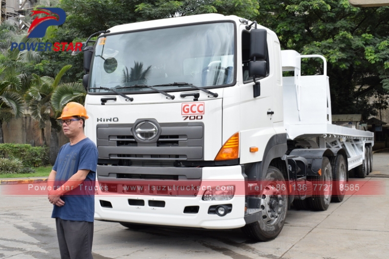 Philippines 6*4 HINO Prime Mover 10 Wheel 700 Tractor Head