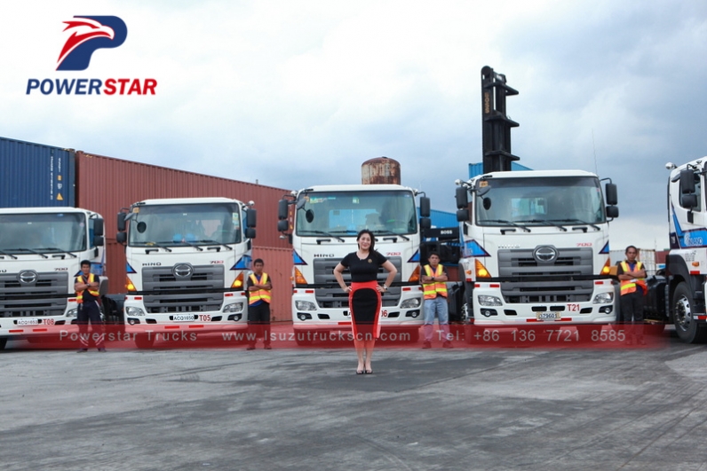Philippines 6*4 HINO Prime Mover 10 Wheel 700 Tractor Head