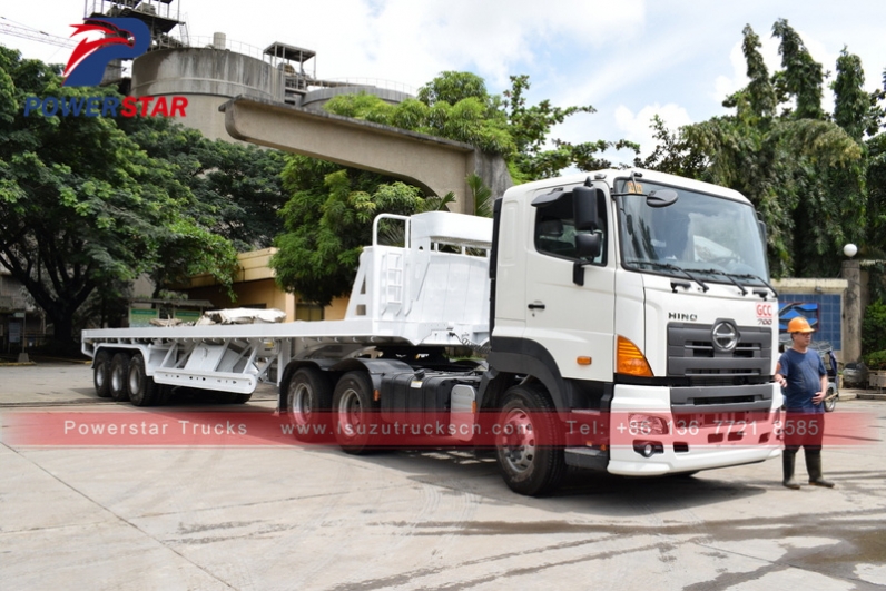Philippines 6*4 HINO Prime Mover 10 Wheel 700 Tractor Head