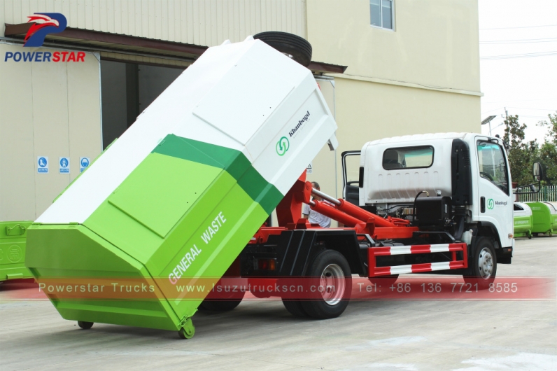 Mongolia Arm-Roll Refuse Truck Isuzu for sale