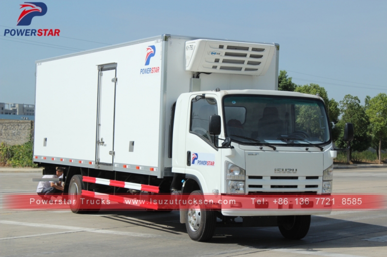 Japan 4x2 diesel refrigerated truck 10-15ton freezer truck for sale