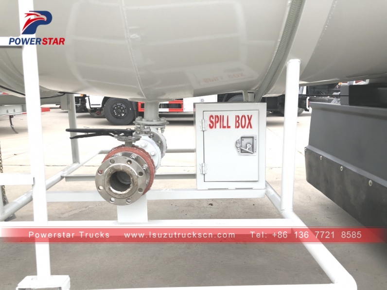 Powerstar Acetic Acid Tanker Semi Trailer 3 Axles For Transport Acetic Acid