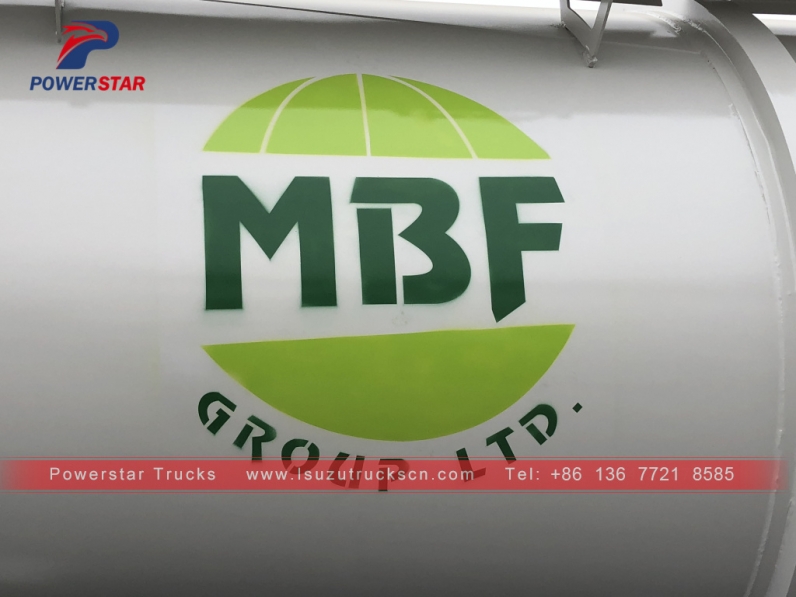 Powerstar Acetic Acid Tanker Semi Trailer 3 Axles For Transport Acetic Acid