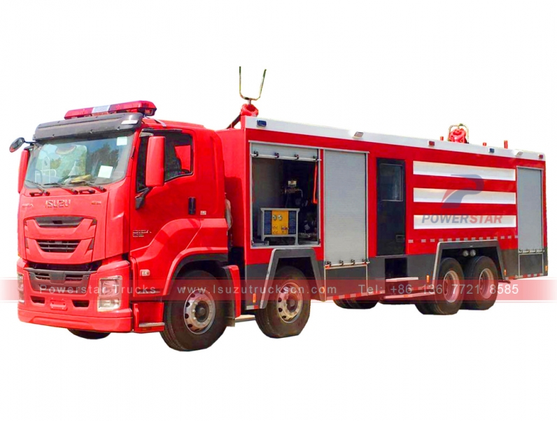 GIGA ISUZU Water/Foam/Dry Powder Monitor Fire Truck