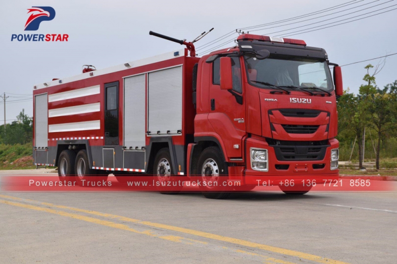 GIGA ISUZU Water/Foam/Dry Powder Monitor Fire Truck
