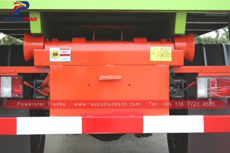 Mongolia isuzu Container removable garbage truck for sale