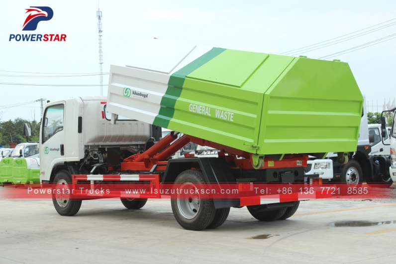 Mongolia Hooklift Refuse Collection Garbage Truck