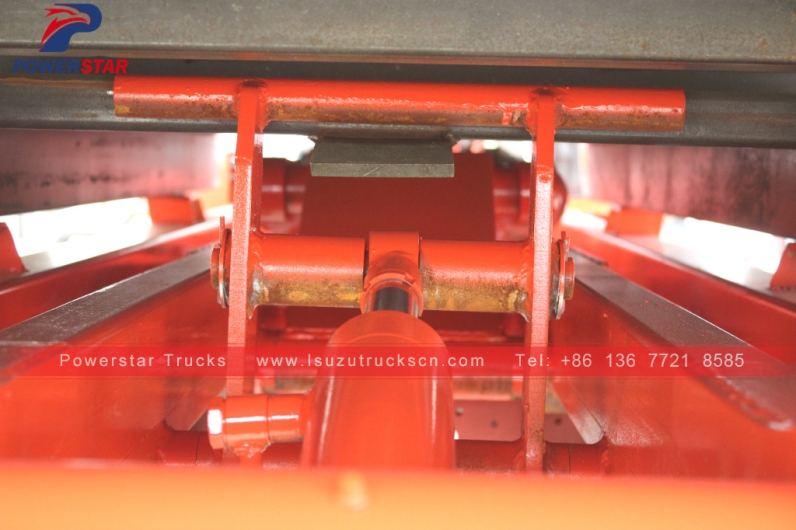 Mongolia isuzu Container removable garbage truck for sale