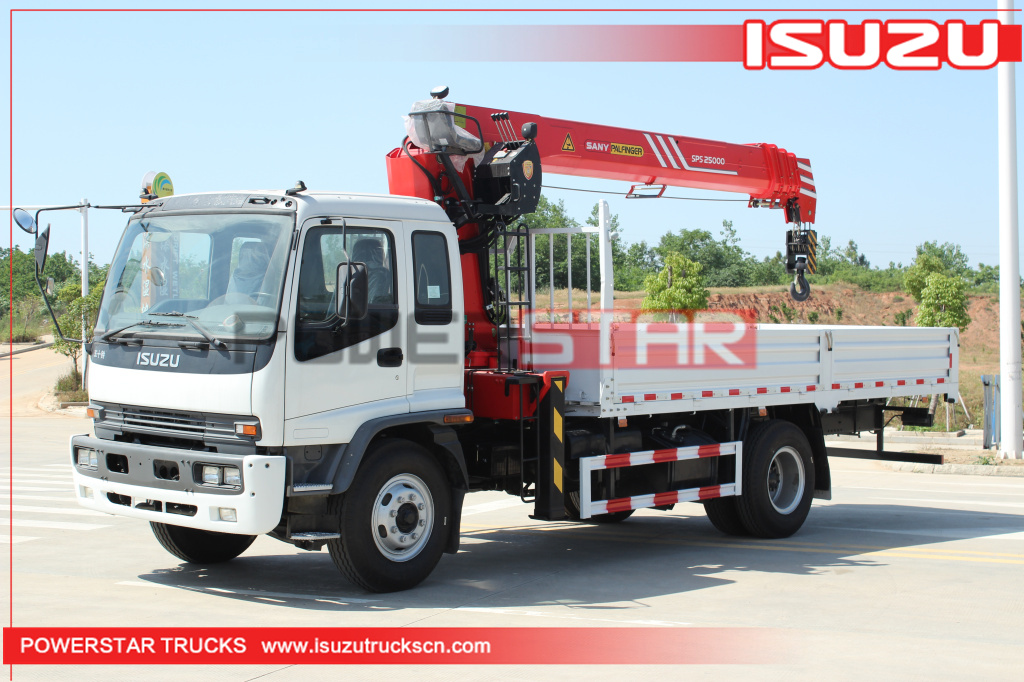 Myanmar Isuzu FTR Boom truck crane