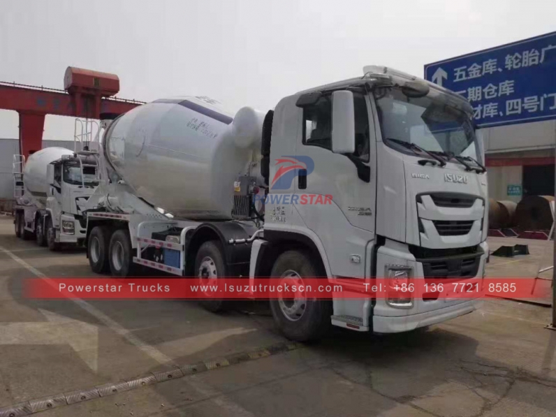 GIGA ISUZU 14cbm 16cbm ISUZU Transit Mixer Tank Concrete Truck