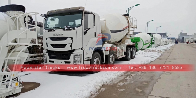GIGA ISUZU 14cbm 16cbm ISUZU Transit Mixer Tank Concrete Truck