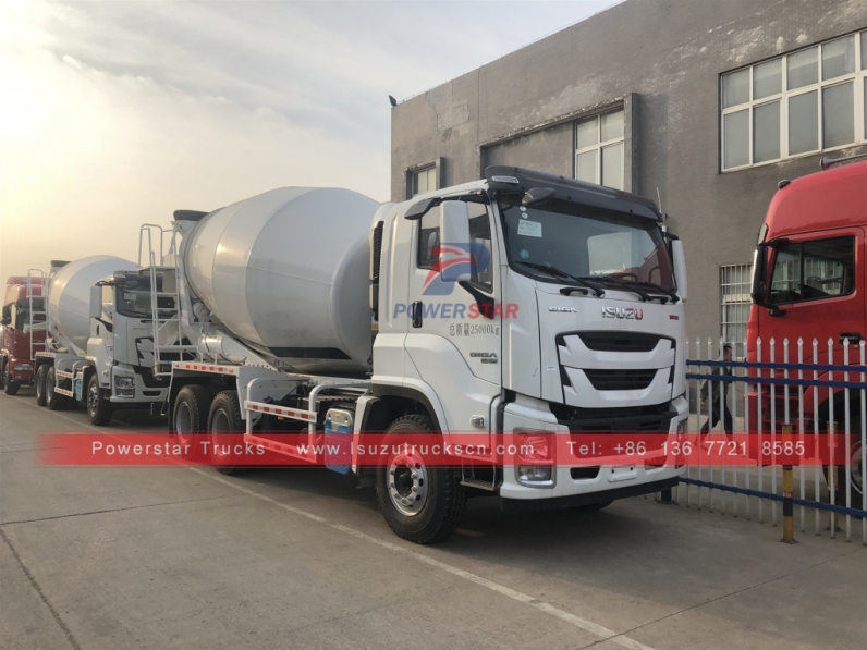 GIGA ISUZU 14cbm 16cbm ISUZU Transit Mixer Tank Concrete Truck