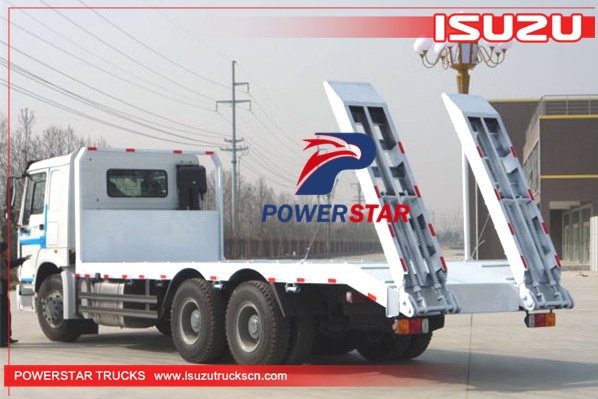 ISUZU GIGA Excavator carrier self loader for sale